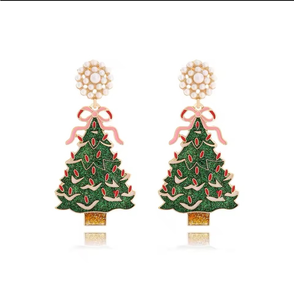 Christmas Tree Earrings NEW